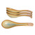 Soup Spoon,Japanese Spoon,Soup Spoons, Ceramic Chinese Soup Spoons, Asian Soup Spoons, White Japanese Spoon Large for Ramen Pho,Set of Four