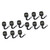 Toddmomy 12 Pcs Timer Electronic Watches Stopwatch for Match Game Stopwatch abs Match stopwatches Stopwatch for Game Training Stopwatch Timing Electronic Stopwatch