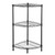 Kcelarec 3 Tier Corner Wire Shelving Unit, Adjustable Wire Rack Shelving, Metal Wire Storage Shelves for Kitchen, Pantry, Laundry, Bathroom, Closet
