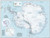 National Geographic Maps: Antarctica Wall Map - Compact - 21.5 x 16.25 inches - Rolled Canvas
