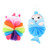 Balacoo 2pcs Baby Loofah Powder Puff Sponges Scrubber Cute Bath Loofahs Bathing Exfoliating Loofah Sponge Shower Puff Bath Sponge Bathing Supplies Bathing Sponge Child Bath Wipe or Body