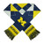 For Bare Feet NCAA Argyle Lineup Winter Scarf-Michigan Wolverines