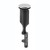 Prime-Line MP53275 Universal Lavatory Drain Plug, 5-Inch Length, Plastic, Stainless Steel Top, Pack of 1