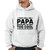 Unique Gift for Cool Grandpas They Call Me Papa Gray and Muticolor Unisex Hoodie