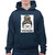 Volleyball Mom Life Messy Bun Gift Perfect Idea for Mother's Day Navy and Muticolor Unisex Hoodie