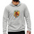 Cool Skull Skateboard Design Gift for Skateboarders and Adventurers Gray and Muticolor Unisex Hoodie