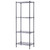 Kcelarec 4-Tier Wire Shelving Metal Storage Rack Adjustable Shelves for Laundry Bathroom Kitchen Pantry Closet, Black