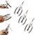 7-inch Multipurpose Wire Stripper, Stripping Cutting Crimping Splitting, Multi-Purpose Electrical Wire Stripping Tool, Multi-Tool Wire Cutter for Stripping, Cutting and Crimping (3 PCS)
