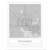 GREATBIGCANVAS Gray Minimal City Map of Phoenix Unframed Poster Print