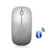 Bluetooth Mouse, Attoe Portable Ultra Thin Noiseless Bluetooth Wireless Rechargeable Optical Mouse with Adjustable DPI for PC Laptop Tablet Notebook (Silver)