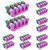 60pcs Toe Separators Finger Separators for Pedicure, Soft Sponge Toe Separator for Nail Polish, Toe Dividers Finger Dividers for Women Nail Art Pedicure Manicure Polishing Accessories (Multicolor)