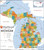 Michigan Counties Map - Standard - 36" x 40.75" Paper