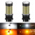 KaTur Super Bright 3157 3047 3057 3155 3156 P21/5W Switchback LED Bulbs White/Amber 3014 120SMD with Projector for Turn Signal Lights and Daytime Running Lights/DRL (Pack of 2)