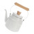 PRETYZOOM Thickened Enamel Whistle Kettle Water Kettle Induction Vintage Tea Kettle Porcelain Tea Kettle Soup Pot Hot Water Pitcher Stove Top Whistling Kettle Teapot White Milk Jug Coffee