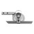 Angle Protractor Angle Finder Ruler Two Arm Stainless Steel Protractor 360 Degree Steel Universal Bevel Protractor Angle Finder Measuring Ruler W/Magnifying Glass