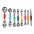 24 Pcs Stainless Steel Measuring Spoon Magnetic Measuring Spoons Magnetic Kitchen Baking Spoons Curtain Weights Stainless Steel Measure Spoon Liquid Measuring Cup Double Head Suite