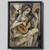 Girl With Mandolin by Pablo Picasso, Giclee Prints Canvas Wall Art for Home Decor, Modern Art, Decor