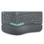 Nulea RT05B Wireless Ergonomic Keyboard, Split Keyboard with Cushioned Wrist Rest, Bluetooth and USB Connectivity, USB-C Rechargeable, Compatible with Windows/Mac