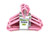 THE UM24 40 Pack Plastic Children Hanger Assorted Pink Color - 11" Wide Baby Girl Kids Hangers