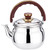 Tea Kettle Stainless Steel Tea Pot Whistling Loud Tea Kettles Water Boiling Kettle Tea Boiler Kettle Coffee Kettle Water Pot for Stove Top 5L