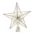 Kurt Adler 11" WIRE WHT STAR W/SLV BEADS TREETOP