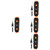 BESPORTBLE 4pcs 3 Electronic Whistle Hand Emergency Whistle Handheld Whistles High Volume Whistle Basketball Whistle Whistles for Adults with Lanyard Pet Training Toy Sports Magnet