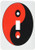 3dRose lsp_80454_1 Black N Red Ying Yang Single Toggle Switch Multicolored
