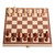 DRMEE Chess Game Folding Wooden Chess Board Set Best Wooden Chess Board Game for Kids and Adults, Chess Set with Storage for Pieces Travel Board Games