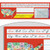 Really Good Stuff 24PK Zaner-Bloser Cursive Self-Adhesive Vinyl Desktop Reference Nameplate with Cursive Letters, Multiplication Grid, U.S. Map, Place Value Information