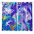Feelyou Marble Curtains for Bedroom Blue Purple Marble Curtain 42W x 84L Modern Marble Thermal Insulated Window Drapes Abstract Art Window Treatment 2 Panels