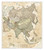 National Geographic Maps: Asia Executive Wall Map - Large - Antique Style - 38 x 33.25 inches