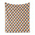 Ambesonne Abstract Throw Blanket, Modern Style Origami Inspired Mosaic Tile with Hexagonal Shapes, Flannel Fleece Accent Piece Soft Couch Cover for Adults, 70" x 90", Charcoal Grey Orange