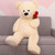 MorisMos Giant Teddy Bear Stuffed Animal 4 Feet, 51in Big Teddy Bear for Baby Shower,Soft Stuffed Bear Plush for Girlfriend Valentine's,Cream Large Teddy Bear Stuffed Animal for Kid Christmas Birthday MorisMos Giant Teddy Bear Stuffed Animal 4 Feet, 51in Big Teddy Bear for Baby Shower,Soft Stuffed Bear Plush for Girlfriend Valentine's,Cream Large Teddy Bear Stuffed Animal for Kid Christmas Birthday