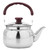 Teapot for Stovetop Stainless Steel Whistling Tea Kettle Flat Bottom Kettle Tea Kettle Whistling Teapot For Stovetops Gas Tea Kettle Stovetop (Color : A, Size : 0.5L)