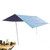 Beach Shade Canopy, Sun Shelter Beach, Waterproof Sun Shelter with Beach Shade Cover, Portable Outdoor Tents Beach, Sunproof Canopy, Durable Beach Sun Shade Sunscreen for Picnics Camping Backyard