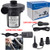 Electric Air Pump for Inflatables Air Mattress Pump Air Bed Pool Toy Raft Boat Electric Air Pump Black (AC/DC Pump(50W))