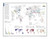 National Geographic: World Human Migration Wall Map - 28 x 22 inches - Laminated
