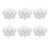 12Pcs White Cloud Balloons 18 in Cloud Foil Helium Aluminum Balloons for Baby Shower Birthday Wedding Decoration