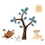 Lambs & Ivy Disney Baby Lion King Adventure Tree with Simba/Timon/Pumbaa Wall Decals/Stickers