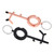 IMIKEYA 2pcs Touchless Zero-Touch Elevator No Touch Keychain No Touch Tool Zero Door Opening Tool Multi Tool Mulitool EDC Keychain Door Elevator Opener Alloy Secondary Pendant