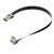 Cablecc Up Angled USB 2.0 Type-A Male to Type-A Male Data Flat Slim FPC Cable 90 Degree for FPV & Disk & Scanner & Printer 50CM