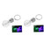 Toddmomy 2pcs Keyring Flashlight Led Mini Keychain Flashlight Mini Flashlights Bulk Led Keychain Light Bulk Chain Flashlights Led Mini Ring Fob Light Bulb Not