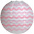 Creative Converting 031181 Round Lantern, Chevron, 13.5" x 0.3" x 15, Classic Pink
