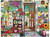 Ceaco - Tracy Flickinger - Flower Shop - Oversized 300 Piece Jigsaw Puzzle 24 x 18