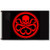 Astany Hail Hydra Marvel Shield Avengers Capt. America 3X5FT Black Flag Banner