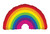 Colorful Rainbow Jumbo 36" Foil Party Balloon