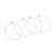 FAVOMOTO 4pcs Strings Ukulele Strings Ukulele String Full Set Banjo Winder String Ukulele Changing Strings Instrument Accessories Instrument Strings Music Wire Meter The Strings Wire White