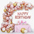 144Pcs Rose Gold Balloon Arch Kit Birthday Party Supplies Confetti Balloons Rose Gold Pink Balloon Garland Kit DIY for Parties, Birthdays, Weddings, Anniversary, Baby Shower Decorations