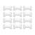 12pcs Dog Bone Balloons Aluminum Foil Bone Shaped Balloons for Pets Dog Kids Birthday Party Supplies