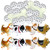 40 Pieces Walking Animal Balloons Dog Themed Balloons Pet Dog Balloons Foil Dog Balloon Dog Paw Print Latex Balloons for Kids Animal Theme Birthday Party Decorations